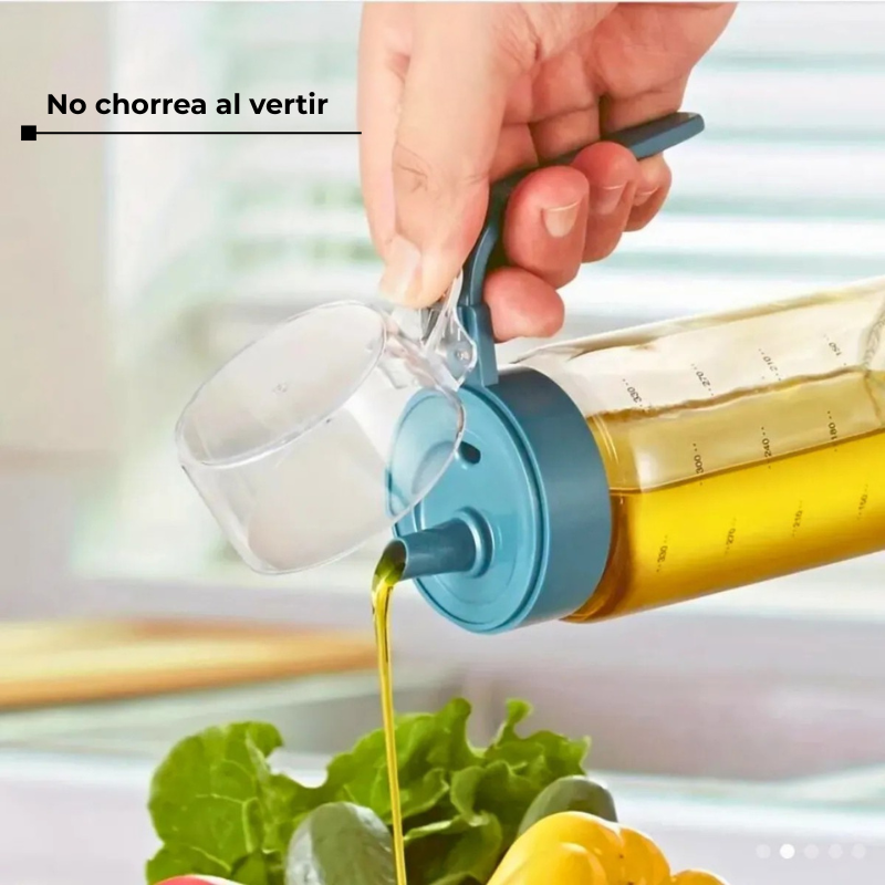 Botella Dispensador de Aceite y Aderezos 330ml
